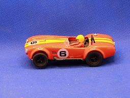 Slotcars66 Shelby Cobra 1/32nd scale Reprotec slot car orange #6 - 